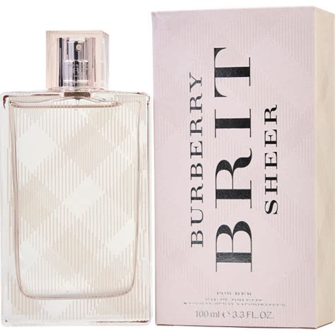 burberry brit sheer eau de toilette spray women reviews|Burberry Brit sheer 100 ml.